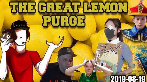 Mister Metokur - The Great Lemon Purge [ w Timestamps - Chat ] [ 2019-08-19 ]