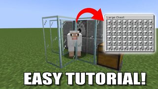 Minecraft 1.19 - How to Build an EASY Automatic Wool Farm for Unlimited Wool