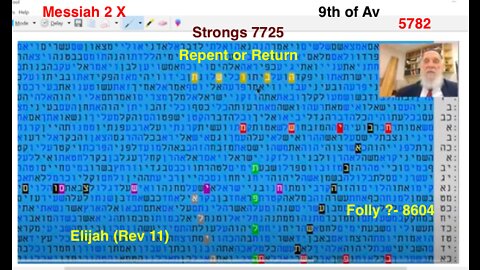 9th of Av in Hebrew Bible Code