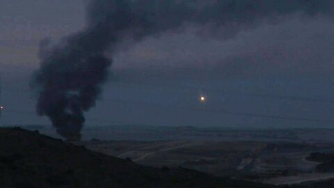 Flare and smoke over northern Gaza skyline as truce holds for second day