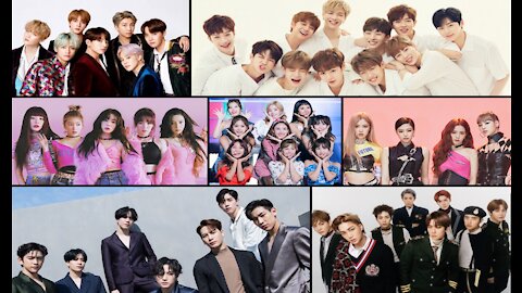 Most Popular KPOP Top 10 Groups ★ Best Korean Pop Bands