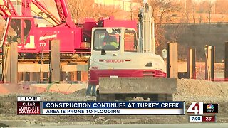 Construction continues at Turkey Creek