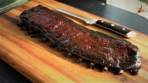 How To Smoke St Louis Ribs on the WSM | T-ROY COOKS