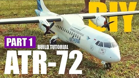 How to Make Twin Motor ATR-72 600 RC Plane Part 1