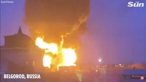 Ukraine attack helicopters blast Russian oil depot in Belgorod