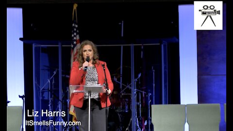 Liz Harris speaking at the Faith, Freedom & Fight event in Phoenix May 22