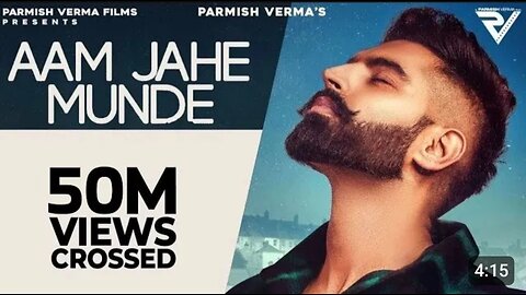 Aam Jahe Munde song | Parmish Verma new song| Desi Crew | Aam Jahe Munde song (Slowed + Reverb)