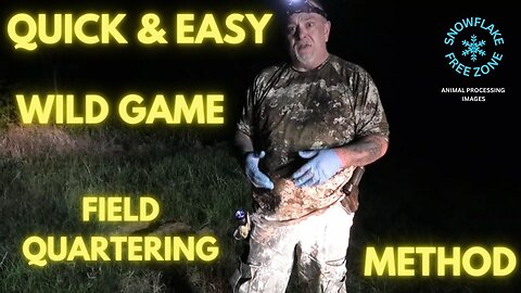 Field Butchering a Wild Hog in 15 Minutes (Epic Hunting Adventure!)