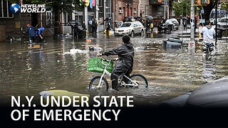 Streets, subways flooded in New York City
