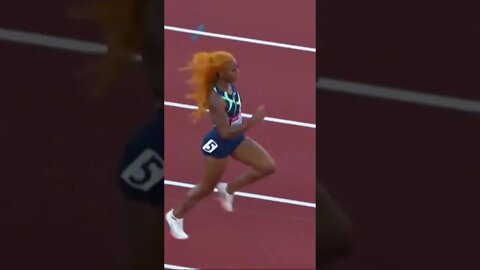 Sha'Carri Richardson when hits the track || #100m #shorts