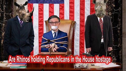 Are Rhinos holding Republicans in the House hostage