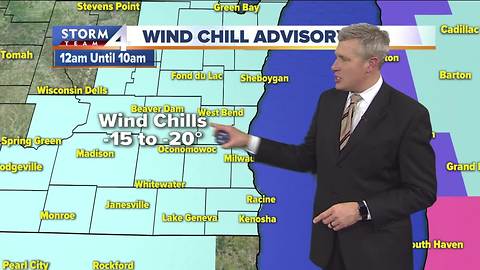 Wind Chill Advisory in effect Friday morning