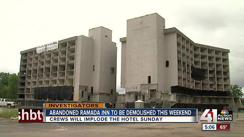 Abandoned NE KC hotel to be demolished Sunday
