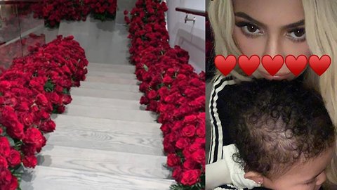 Travis Scott Surprises Kylie Jenner By Covering Entire House With Flowers! Proposal Or Pregnancy?