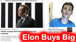 My reaction to Elon Musk buying Twitter 26 April 2022