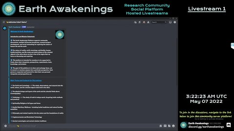 Earth Awakenings - Livestream 1 - #604