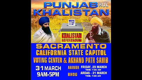 #Khalistan Freedom Rally in #Sacramento