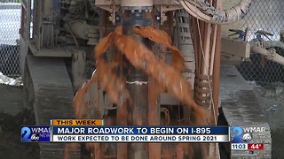 895 Construction set to begin Tuesday