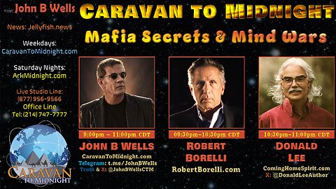 Mafia Secrets & Mind Wars - John B Wells LIVE