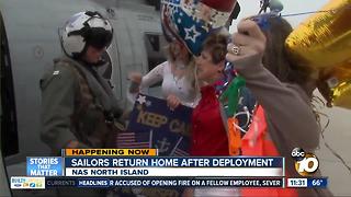 Navy helicopter squadron returns after deployment