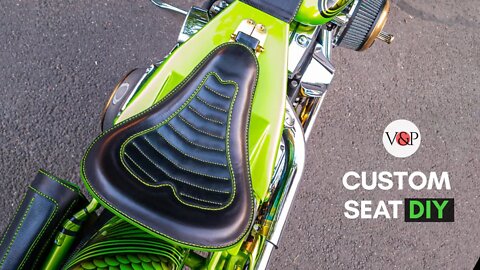 How to Make a Custom Seat for a Custom Harley Davidson Motorcycle by Vasile and Pavel