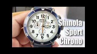 Shinola Runwell 48mm Titanium Sport Chrono & How to adjust the stopwatch hands