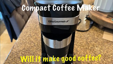 Elite Gourmet Compact Coffee ☕️ Maker Review.