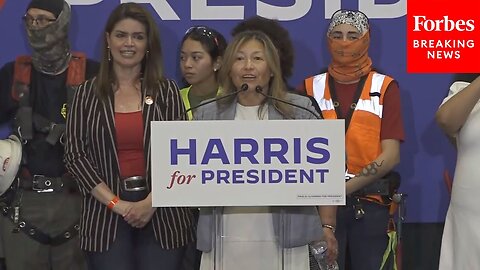 Harris 2024 Campaign Manager Julie Chávez Rodríguez, Labor Leader Dolores Huerta Hold Rally In AZ