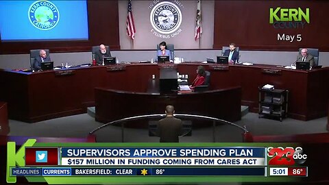 Kern County Board of Supervisors approve spending plan