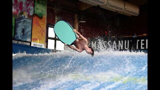 Check out this pro bodyboarder's fantastic moves