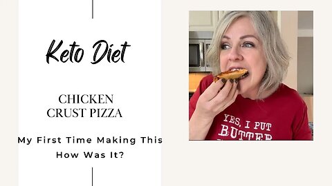 Chicken Crust Pizza / My First Time Making It / Keto Low Carb Recipes