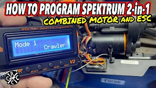 How To Program Spektrum's New Firma 2-in-1 Crawler Motor & ESC