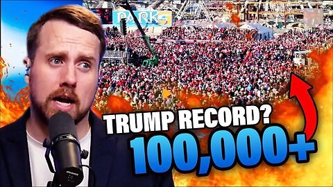 MUST SEE: BIGGEST TRUMP RALLY EVER?! 100K+ Attendees Pack NJ Event