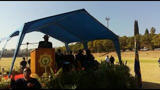 SOUTH AFRICA - Pretoria - Bheki Cele - 'take a child to work' campaign (odJ)