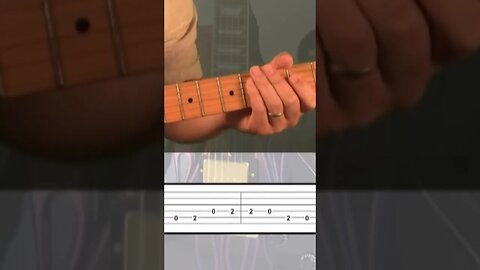 Open Pentatonic Scale for Lead Guitar root to octave and Bach #shorts