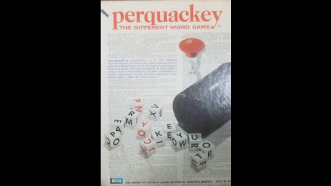 Perquackey Dice Game (1969, Lakeside Toys) -- What's Inside
