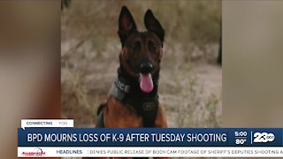 BPD mourning the loss of K-9 "Jango"