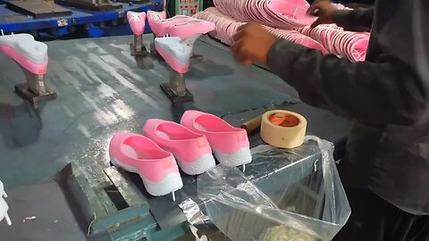 PVC Ladies Shoe's/Canvas Shoes/Eva Shoes/Pcu Shoes/Service Shoes/Shoes Making Machine