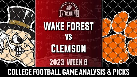 Wake Forest vs Clemson Picks & Prediction Against the Spread 2023 College Football Analysis