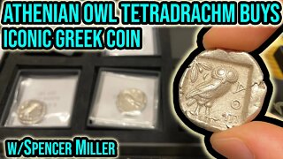 The Most Iconic Ancient Coin: 5th Century BC Athenian Owl Tetradrachm Buy & History + Show & Tell