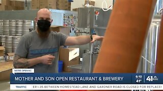 Mother and son open restaurant, brewery