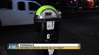 Metered parking rates in Ferndale double