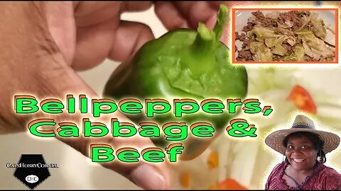 Bell Peppers, Cabbage And Beef