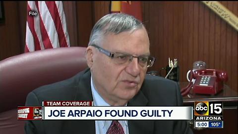 Judge rules former Sheriff Joe Arpaio guilty in criminal contempt case