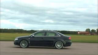 BMW M3 E46 SMGII vs Audi RS4 with Tubi exhaust