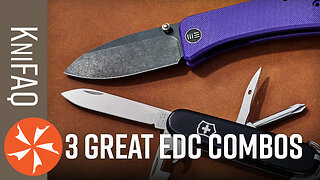 KnifeCenter FAQ #162: Best EDC Knife/Multi-Tool Combos?