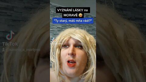 VYZNÁNÍ LÁSKY na MORAVĚ #funny #shorts #viral