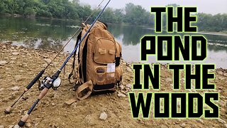 Fishing A FORGOTTEN POND! Hidden In The WOODS!