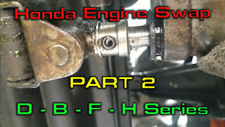 Removing a Engine from a Civic Wagon Part 2