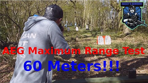 Maximum Airsoft AEG range!! - How far can you shoot?